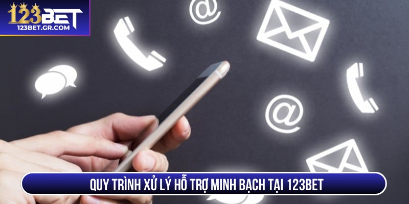 Quy trình xử lý hỗ trợ minh bạch tại 123BET