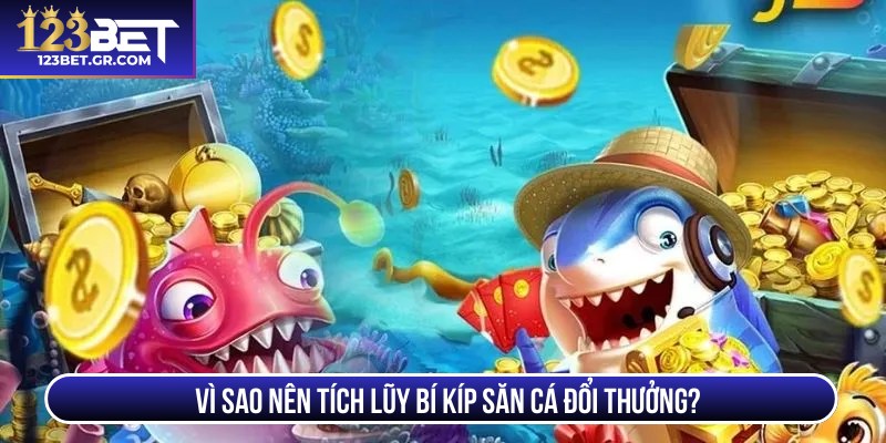 Vì sao nên tích lũy bí kíp săn cá đổi thưởng?